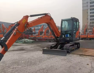 Excavadora de cadenas DEVELON DX75 7B, excavadora hidráulica de 7 toneladas, motor mecánico duradero, máquina de construcción de tamaño mediano, lista para trabajar - Product Image 5