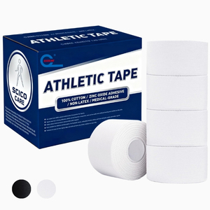 Großhandel Athletisches Sporttape mit Starkem Klebstoff Hypoallergen Leicht Abreißbar für Sportler Trainer Finger Knöchel Handgelenk - Product Image 1