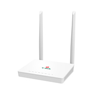 Untuk FTTH XPON WiFi Gateway V2802AC-H 2GE Dual Band AC ONU dengan Power Supply Modem Broadband Fiber Rumah