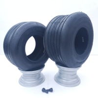 Pneus lisses sans chambre à air WANDA de haute qualité 13x6.50-6 13x5.00-6 en caoutchouc de 13 pouces pour tondeuse à gazon/karting/trottinette électrique