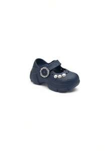 Zoccoli con Plateau Stile Mary Jane con Perle, Scarpe Estive Morbide e Leggere, Taglia 16, Punta Rotonda, Suola in EVA, Tomaia in Plastica - Product Image 1