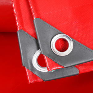 सस्ते मूल्य भंडार pvc लेपित जाल कपड़े सादे हैवीवेट वाटरप्रूफ विंडप्रूफ तिरपाल तिरपाल - Product Image 5