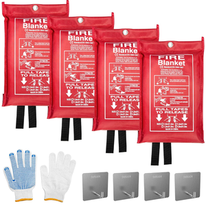 Couverture anti-feu de haute qualité, kit de sécurité d'urgence, fibre de verre ignifuge <span class=keywords><strong>pour</strong></span> la maison, la cuisine, la voiture - Product Image 6