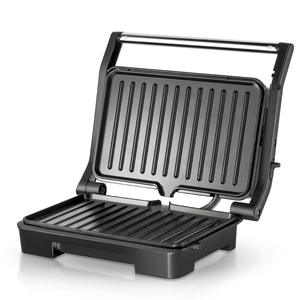 Machine à steak AKANE 1000W avec revêtement antiadhésif, chauffage double face, ouverture à 180 degrés, conception de chaleur uniforme - Product Image 4