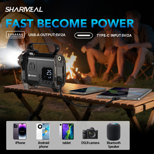 SHARMEAL OEM&ODM <span class=keywords><strong>D</strong></span>émarreur de Voiture 12V 2000A 8000mAh, Batterie Externe Portable, Booster de Batterie de Voiture avec Pompe à Air - Product Image 4
