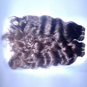 Cheveux Remy à Prix Abordable, Marque de Cheveux Indiens Lisses Naturels de Qualité Supérieure, 100% Cheveux Humains Vierges Remy Bruts, 100g, Double Trame Faite à la Machine - Product Image 1