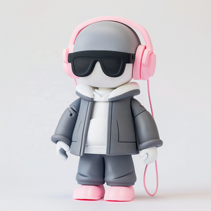 カスタム デザイナー OEM アート ホームデコ プラスチック トイ アクションフィギュア - Product Image 3