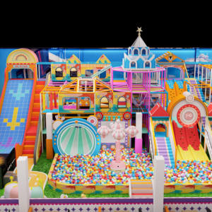 สไลเดอร์สวนสนุกแบบกำหนดเอง แทรมโพลีน และสระลูกบอลขนาดใหญ่ อุปกรณ์เด็กเชิงพาณิชย์ขนาดใหญ่สำหรับสนามเด็กเล่นในร่ม - Product Image 3