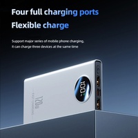 Batterie externe populaire 10000mAh 20000mAh à charge rapide PD22.5W avec écran LED USB grande capacité – Idéale pour les cadeaux