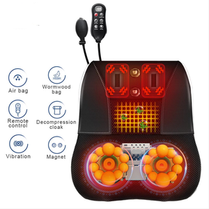 Compresse chaude Vibration Massage oreiller cou dos épaule corps multifonctionnel <span class=keywords><strong>coussin</strong></span> pour voiture maison <span class=keywords><strong>acupression</strong></span> Relaxation - Product Image 5