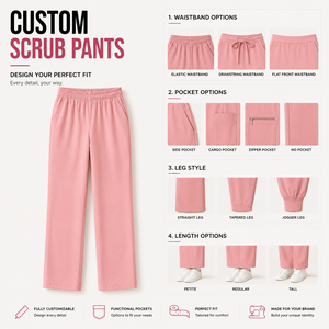 Ensembles de gommages personnalisés sous marque privée, uniformes d'infirmières pour femmes, vêtements de santé, fabricant d'uniformes médicaux OEM ODM - Product Image 4