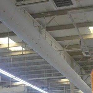 Conduits d'air en tissu de haute qualité et économiques pour les usines, les hôpitaux et les ateliers scolaires, installation rapide, style de conception industrielle - Product Image 2
