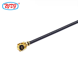 Fábrica RP polaridad inversa SMA hembra mamparo a <span class=keywords><strong>U</strong></span>.FL Ufl conector WIFI Cable montaje con 1,13mm Pigtail Cable montaje - Product Image 6
