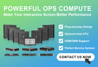 Умная доска Smart Board OPS PC с SATA/mSATA/miniSATA, 4K 60 Гц, жесткий диск HDD 128 ГБ, 256 ГБ, 512 ГБ для офисных конференций, оптовая продажа OPS PC