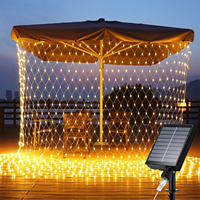 Luz LED Solar de Malla, 8 Modos, IP65 Impermeable, Fácil Instalación, Cubierta para Setos y Arbustos, Decoración para Jardín, Árbol, Navidad y Exteriores
