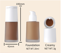 14 couleurs maquillage 2 en 1 crème correcteur fond de teint liquide label privé couverture complète fond de teint longue durée avec miroir