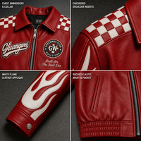 Blousons Bomber Varsity Homme de Haute Qualité, Brodés en Cuir, Rembourrés, avec Col Montant, Personnalisables OEM
