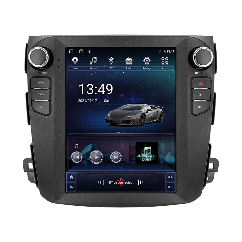 Автомобильный Android 10 радио плеер для Mitsubishi Outlander 2005-2011 мультимедийный видео GPS навигация для Tesla стиль вертикальный экран