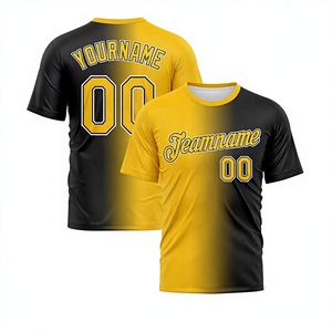 T-shirt de baseball personnalisé à dégradé, maillot d'équipe de softball, pull de sport personnalisé, uniforme unisexe sans manches pour adulte - Product Image 1