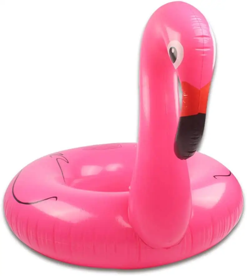 InflatableAdult Flamingo Swim Ring,Floating Drain Seat Mount, Children and Adults