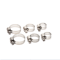 Acier inoxydable 304 316 300-425mm collier de serrage fente boulon bande tuyau collier de serrage métal américain type vis sans fin collier de serrage