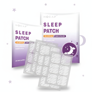 Patchs de Sommeil Vitamine E & C : Améliore l'Insomnie, Prolonge la Durée du Sommeil, Réveillez-vous Revigorés, Sans Habitude Nocive, Sûr et Nourrissant pour un Sommeil Réparateur - Product Image 1