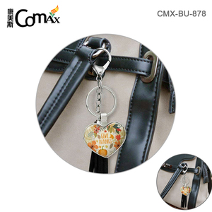 <strong>Custom</strong> Laser Logo 25mm Metal <strong>Keyring</strong> with Lobster Clasp and Chain for Bags Handbags - Product Image 6