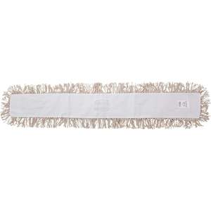 Boardwalk BWK1348 48 pouces. X 5 In. Tête de balai à poussière industrielle en coton Hygrade, blanche - Product Image 4