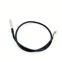 Conjunto de Cable de Sensor Impermeable, Arnés de Cables Personalizado con Conector Moldeado y Sonda de Temperatura