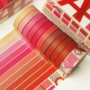 Cinta Washi para Decoración de Diarios, 7.5mm X 3m, Color Sólido, para Manualidades y Scrapbooking - Product Image 3