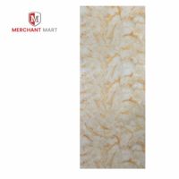 Panneau de revêtement UV de feuille de mur de PVC Feuille de marbre de PVC pour la décoration intérieure