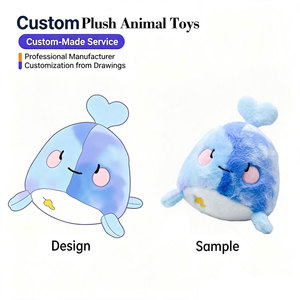 Peluche Marino Personalizzato, <span class=keywords><strong>Balena</strong></span> Sfumata Morbida, Bambola Imbottita per Decorazioni Domestiche, Compagno per Bambini, Souvenir, Regalo, Merchandising per Acquirenti all'Ingrosso - Product Image 1