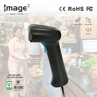 Escáner de Código de Barras USB Profesional con Cable, CMOS, Decodificación Rápida 1D/2D para Uso Industrial, Almacenes y Comercio Minorista, en Stock, 1 Año de Garantía