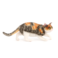 Figur Hewan Model Patung Simulasi PVC Solid Grosir Figur Kucing Pastoral Mainan Figur Hewan