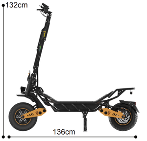 Scooter Eléctrico Todoterreno XFY EU Duty Free de 12 Pulgadas, 60V 1500W, Scooter Eléctrico para Adultos con Velocidad Máxima de 75 km/h y Control por Aplicación - Product Image 4