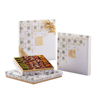 Emballage de boîte de dattes de chocolat d'impression de cadeau de luxe