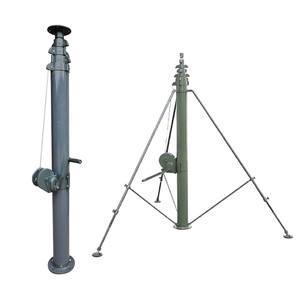 Mástil Retráctil de 8 m (26 pies) con Manivela Manual, Mástil Telescópico Antiviento de Operación Manual - Product Image 3