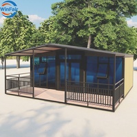 WinFair Chine Luxe Mini Petit Module Maison Modulaire Deux Chambres Préfabriqué Préfabriqué Mobile Extensible Conteneur Maison à vendre