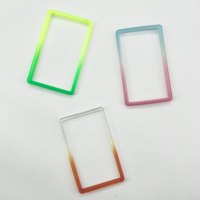 Protector de Parachoques de TPU con Panel Trasero Transparente Brillante con Degradado Mixto para Tarjetas Graduadas PSA
