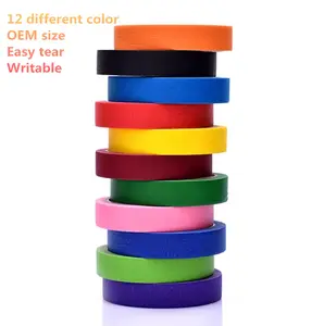 18mm Masking Tape Wholesale Price Colorful 18mm Masking Tape Blue Painters Tape For Automotive Painting