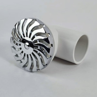 Baignoire d'aspiration de spa en chrome ABS durable nouvelle circulation d'eau de tourbillon intérieure développée pour 1 personne trempage
