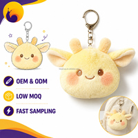 Llaveros de Peluche Personalizados al por Mayor, Lindos Llaveros de Animales Suaves, Fabricante OEM, Muñecos de Peluche con Logotipo Personalizado