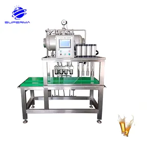 Manual High-quality Stainless Steel Beer Bottle Filling Machine And Capping Machine