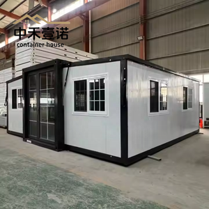 บ้านสำเร็จรูปเคลื่อนที่หรูหรา <span class=keywords><strong>2</strong></span>-<span class=keywords><strong>3</strong></span> ห้องนอน บ้านสำเร็จรูปขนาดเล็กแบบพกพา บ้านคอนเทนเนอร์ขยายได้ขนาด 20 ฟุต 40 ฟุต - Product Image 1