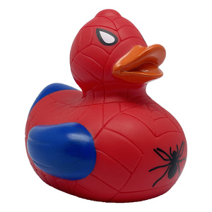 Tùy chỉnh hành động hình 3 inch độc đáo Spider Vàng Vinyl cao su Vịt Tắm Đồ chơi Bat cao su vịt - Product Image 6
