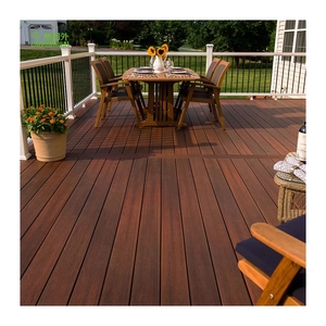 Linyuanwai không thấm nước và chống trượt ngoài trời <span class=keywords><strong>WPC</strong></span> decking gạch Gỗ nhựa composite sàn bền nguyên liệu vật liệu - Product Image 1