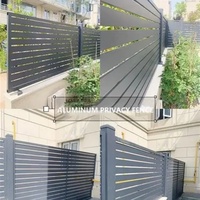 Clôture de balcon et d'escalier moderne en acier inoxydable et alliage d'aluminium pour villa, résistante à la rouille, thermolaquée, certifiée ISO9001, pour hôtel, DIY