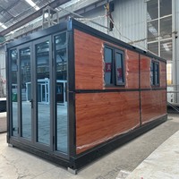 20 pieds 40 pieds utilisé luxe modulaire pliant Flatpack préfabriqué Mobile Van jardin bureau conception maison 20 pieds conteneur d'expédition