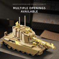 Bloques de Construcción MOC FV4005 Stage II Tank Destroyer, Modelo de Ladrillos de Vehículo Blindado Británico, Juguete Coleccionable de Modelismo Militar