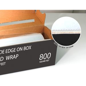 Film alimentaire en plastique 800 pieds carrés sans BPA transparent extra-adhérent pour usage en cuisine - Product Image 4
